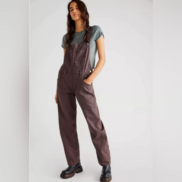 Free People Pants - Free people ziggy corduroy overalls